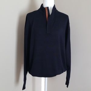 NWT Woodland Trail Qtr zip sweater